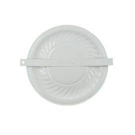 LKQI 3F-72 Fireplace Stove Pipe Flue Hole Cover Stopper UP to 9 5/8" 4" to 10" Adjustable Flue Stop,Adjustable bar Backside,Painted Galvanized Steel