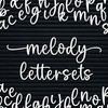 Cursive Letter Set for Felt Letterboards, 150+ Lowercase Script Letters,
