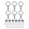 sourcing map Lifting Shoulder Eye Bolt M10 x 30 mm,