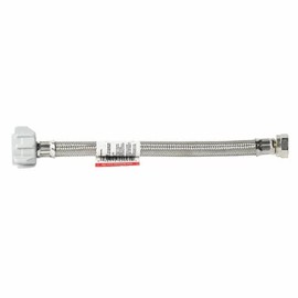 81095 1/2" Comp x 7/8 Inch Ballcock x 20 Inch Long Stainless Steel Riser HQ