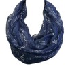 Wrapables® Lightweight Musical Notes Infinity Scarf, Blue