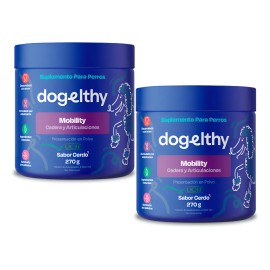 Dogelthy Pack De 2 Mobility Sabor Cerdo Para Perros 270 Gr