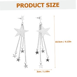 Baluue Star Dangle Earrings for Women Lightweight Tassel Earrings Elegant Costume Jewelry Unique Design for Fashion Forward Styles for Any Occasion