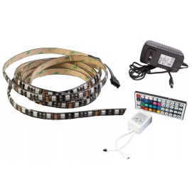 LEDupdates 8ft LED light strip color change RGB for TV background under cabinet ambient