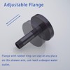 Wall Mounted Stainless Steel Shower Arm Shower Head Extension Pipe