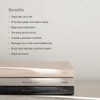 Mal Paper Daily Goal Setter Planner - Grey, 6 Month