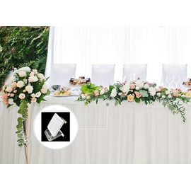 NAVADEAL Table Skirting Clips Tablecloth Clips for Table 3/4", Pack of 100