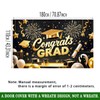 BlissYard Graduation Banner Graduation Backdrop 2025 Graduation Party Decorations Congratulations