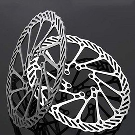 PLATTBK Bicycle Brake Disc 160 mm/180 mm/203 mm Disc Brake, Pack of 2 MTB Discs with 12 Screws for Most Road Bikes BMX