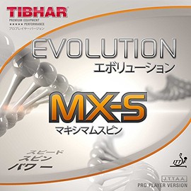 Tibhar Rubber Evolution MX-S, options 1.8 mm, red