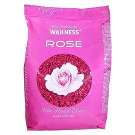 Wax^ness Rose - Film Hard Stripless Wax Beads 2.2 lbs. - 1 kg. Bag