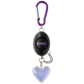 Raymay Fujii KM1366B Security Buzzer, KUM Personal Alarm with Carabiner, Black