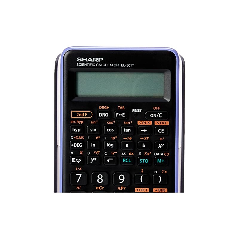 SHARP CALCULATOR SCIENTIFIC EL501TBVL,Black