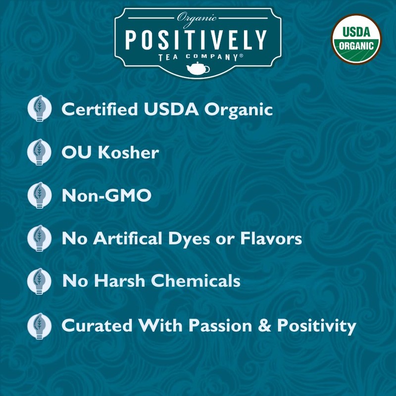 Organic Positively Tea Company, Scottish Breakfast Black Tea, Loose Leaf,