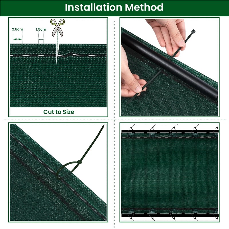 1 x 10 m (150 g/m²) Privacy Net, Shade Net,