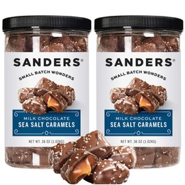Sanders Milk Chocolate Sea Salt Caramels - 36 Oz. (2 pack)