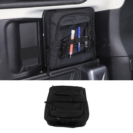 PIUGILH Trunk Side Window Organizer Storage Bag Compatible with Land Rover Defender 110 2020 2021 2022 2023 2024 Interior Accessories, 1Pcs (Universal Left/Right)