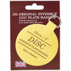 Disc 14226 75mm Adhesive Plate Hanger, Yellow
