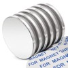 Super Strong Neodymium Disc Magnets with Double-Sided Adhesive, Powerful Permanent