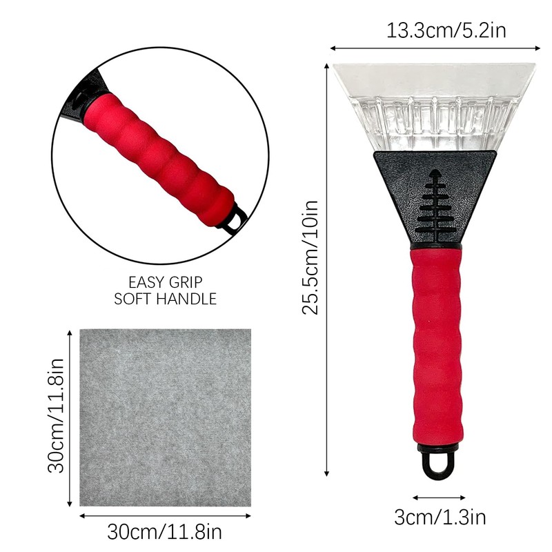 Car Ice Scraper GWAWG 1pc Ice Scraper, Windscreen Scraper, Ice