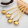 TEHAHA 8 Pcs Coffee Spoons, Stainless Steel Espresso Spoon，5.3 Inches