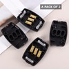 2 x 3 Terminal Electrical Junction Box Flex Connector, Black