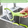 Cabbage Peeler for Kitchen, Wide Mouth Vegetable Peeler, Potato Peelers