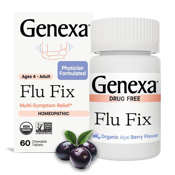 Genexa Flu Fix | Multi-Symptom Flu Remedy for Kids &