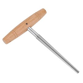 Violin Reamer, Violin/Viola Steel Peg Hole Reamer with Wooden Handle Luthier Repair Tool for 3/4 4/4 Violin Guitar Peg Reamer violin reamer