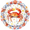 CC HOME Crab Birthday Paper Plates Napkins Starfish Shell Conch