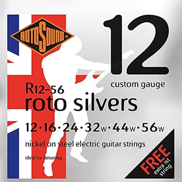 Rotosound R Roto Electric Guitar Set Nickel Plated Custom Gauge