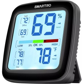SMARTRO SC42 Professional Digital Hygrometer Indoor Thermometer Room Humidity Ga