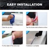 Logctee Car Door Edge Guards, 16ft Clear Chrome Universal U