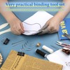 Axmru 33 Pcs Book Binding Kits, 4 Pcs Bone Folder