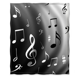 Jekeno Music Note Gifts Blanket for Women Men, Music Gifts Throw Blankets for Teacher Adult Kids Girls Boys Music Lovers, Christmas Birthday Valentine's Day Music Decor Gifts for Home Bed Couch