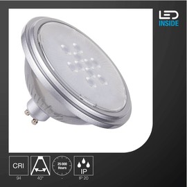 SLV SLV LED lamp LED QPAR111 / light source, lamp, LED / GU10 4000K 7.3W 560lm silver