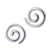 Minimalist Spiral Cute 925 Sterling Silver Small Tiny Stud Earrings