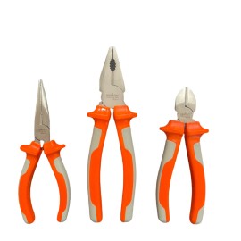 HORUSDY Cutting Pliers 3 Piece Set (6" Long Nose, 6" Diagonal Cutting & 8" Lineman's)