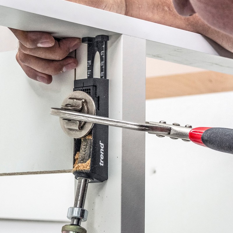 Trend Single Pocket Hole Jig with HSS Drill Bit &