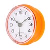 PATIKIL Waterproof Bathroom Clock, Mini Round Wall Clocks with Suction