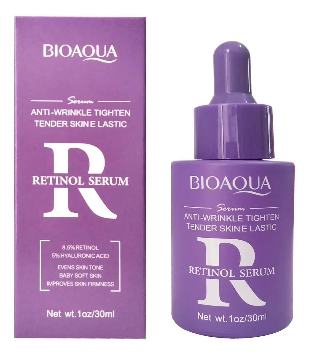 Bioaqua Serum Retinol Acido Hialuronico Antiarrugas 2pz 30ml