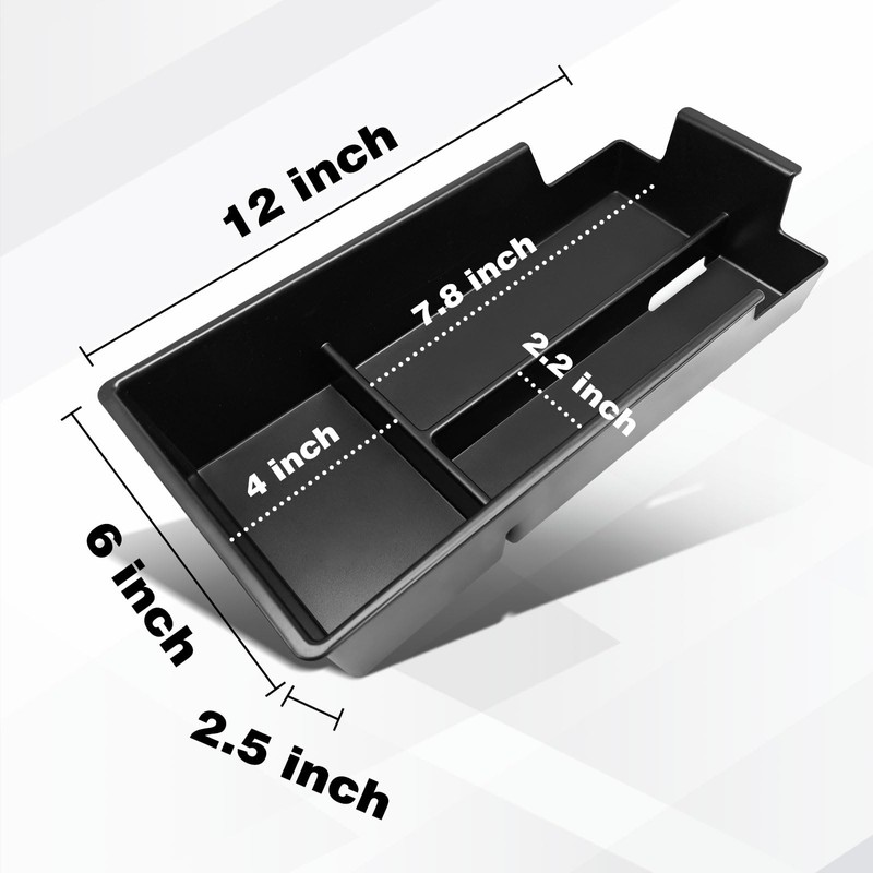 BestEvMod Center Console Organizer Tray Compatible with Chevy Blazer EV
