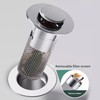 Drain Plug with Strainer, Stainless Steel Sink Drain Strainer, Sink