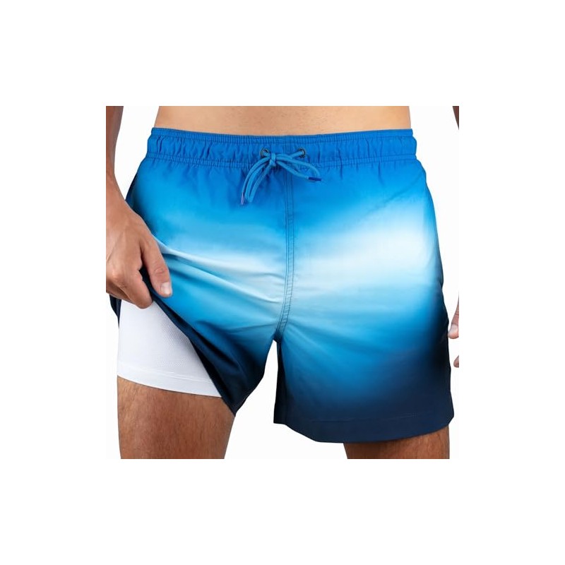 Kanu Surf Men's Adventure Swim Trunks, Dipping Blue, XX-Large