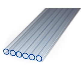 PrimoChill 1/2in. O.D. Rigid PETG Tube - 6 x 30in. - UV Blue