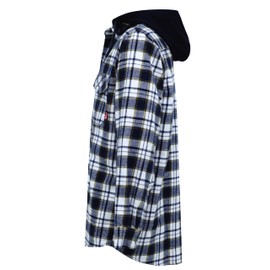 VATRENUS FR Hooded Jacket Flannel Plaid Hoodies 8.5oz Heavyweight Flame Resistant Welding Shirts