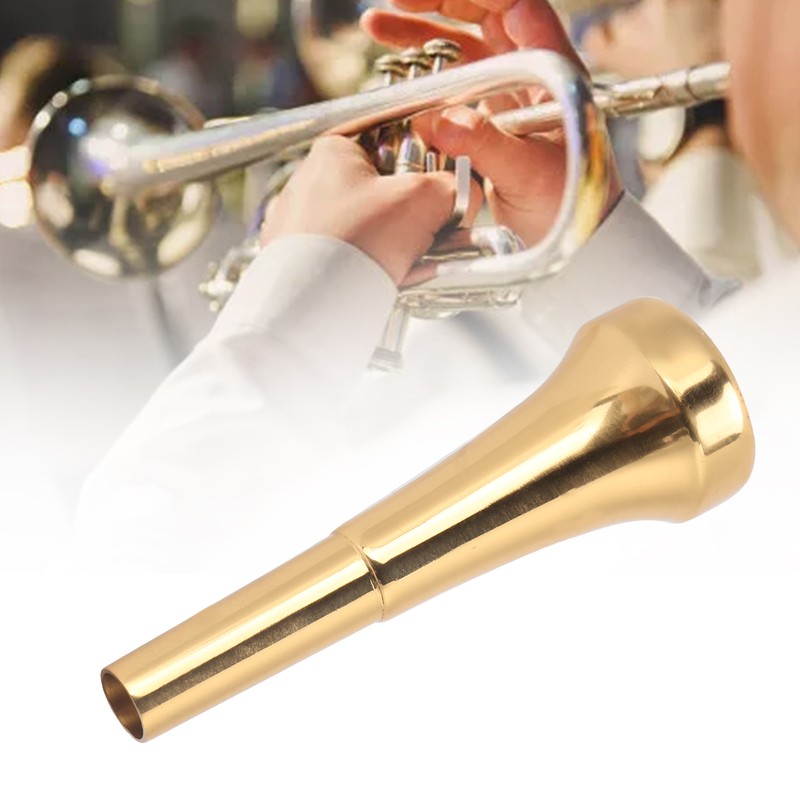 Trumpet Mouthpiece Brass Bright Tone Wind Musical Instrument Parts Performance