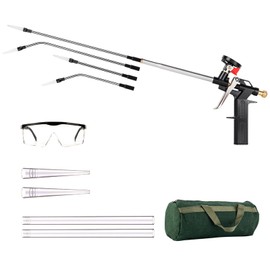 Foam Gun,Spray Foam Gun Expanding Foam Gun no Cleaner, Insulating Foam Sealant Sprayer, PU Spray Foam Gun Grade Expanding Spray Application Applicator (one piece)