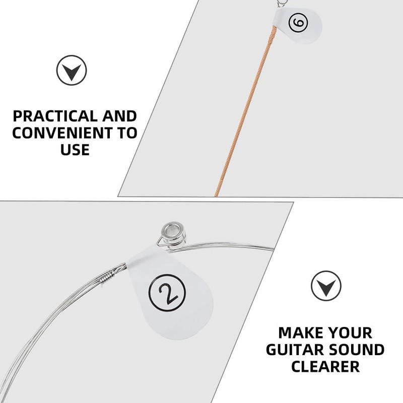 Totority 6 Strings Guitar Strings Set Guitar Strings for Folk