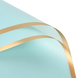 20 Sheets Bouquet Packaging Paper, Flower Shop Packaging Paper, Waterproof Bouquet Paper, Use for Birthdays, Wedding, Valentine's Day, Festival, DIY Crafts (Green)